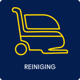 Pictogram reiniging: schoonmaakwagen